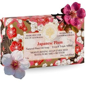 Wavertree & London Japanese Plum Scented Natural Soap Bar